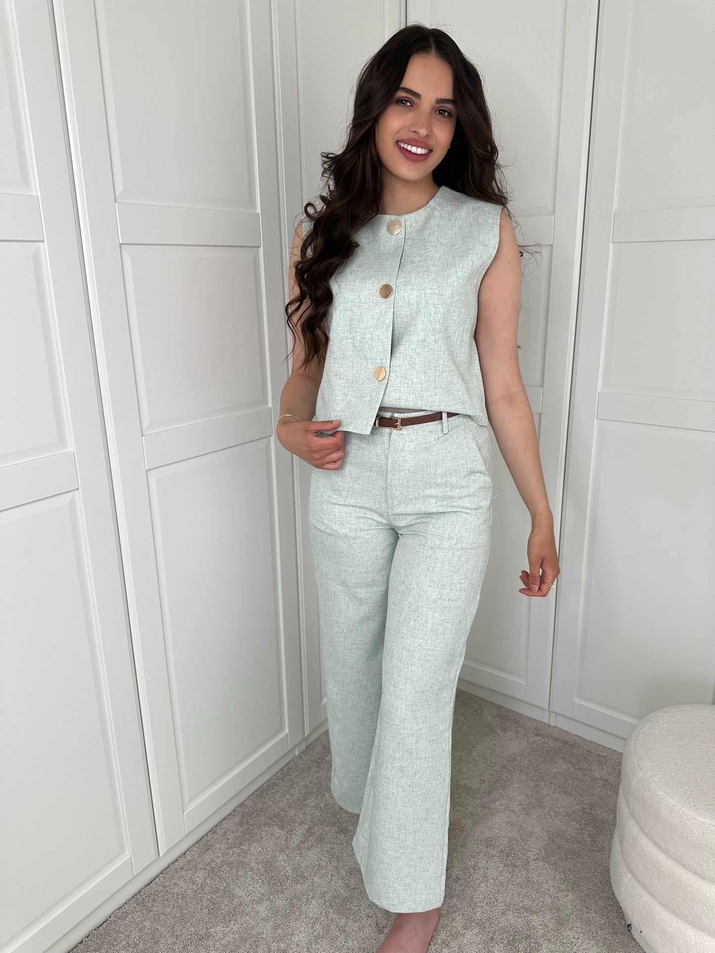 Ensemble tailleur chiné
